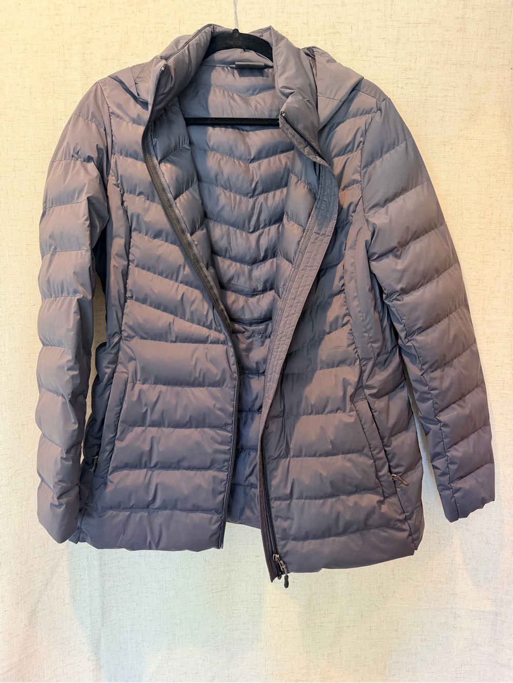 32 Degrees Women's Quilted Puffer Jacket in Gray